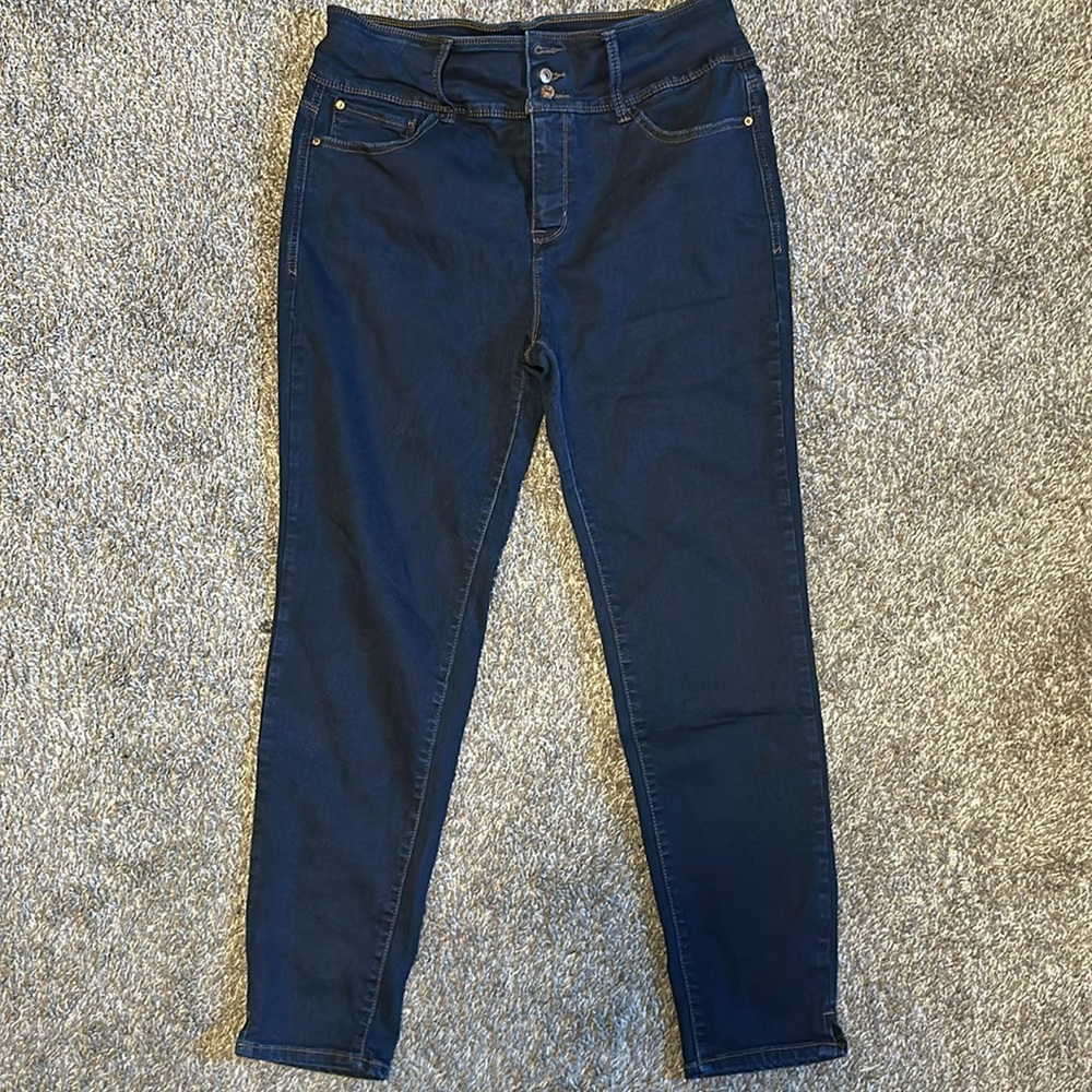 Curve appeal high rise skinny jeans